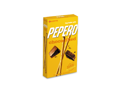 Lotte Pepero CHOCO FILLED Печенье х/к 50гр.1*40