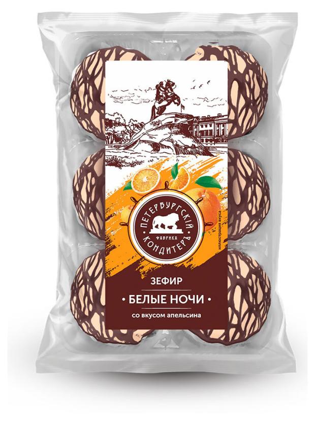 ПетКондитеръ Зефир БЕЛЫЕ НОЧИ Декорированный 180гр.1*18