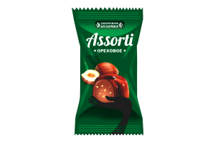 СибБелочка Assorti ОРЕХОВОЕ Тёмная глазурь Конфеты 1*6
