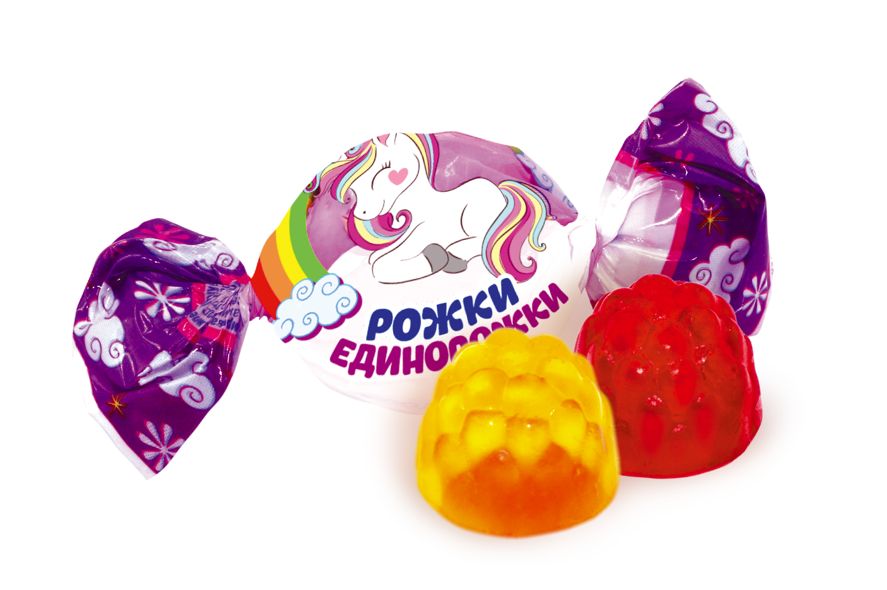 Сладуница РОЖКИ-ЕДИНОРОЖКИ Желейные 1*5