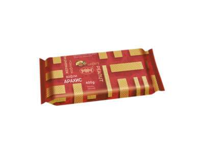 Вафли Рахат АРАХИС пп/пл 400гр.1*9